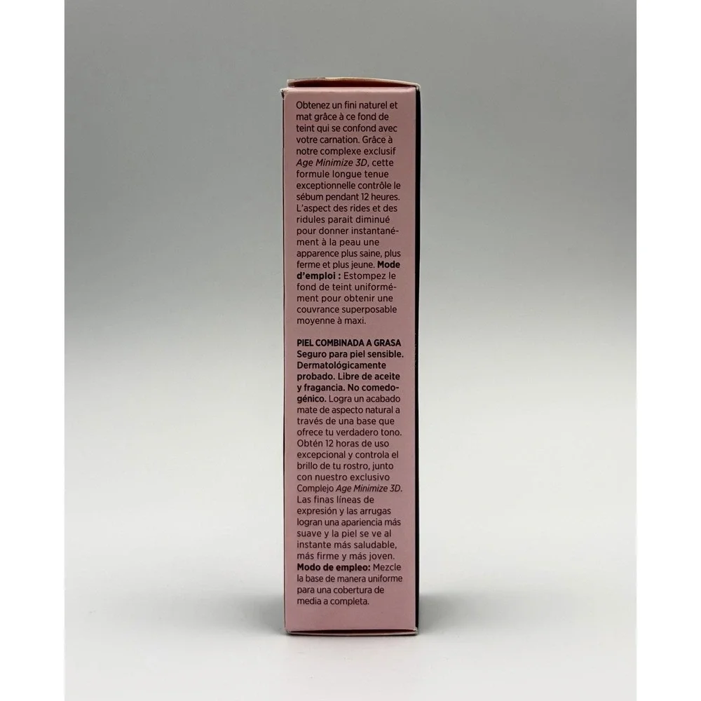 Mary Kay TimeWise Matte 3D Foundation Ivory C 110 Combo to Oily Skin 1oz NIB